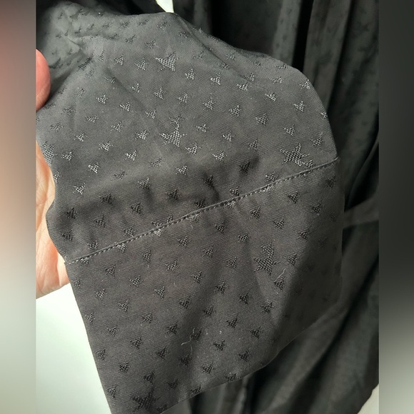 Saltwater luxe black stars robe waisted kimono style black - Picture 6 of 14